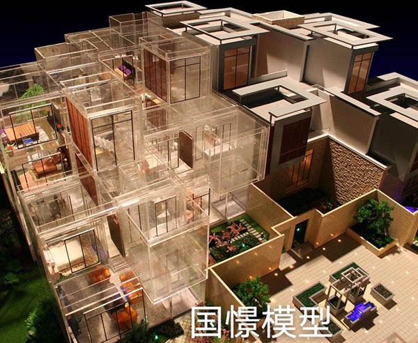 加查县建筑模型