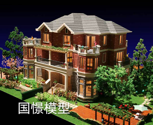 加查县建筑模型