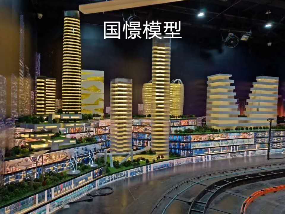 加查县建筑模型