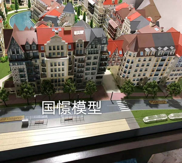 加查县建筑模型